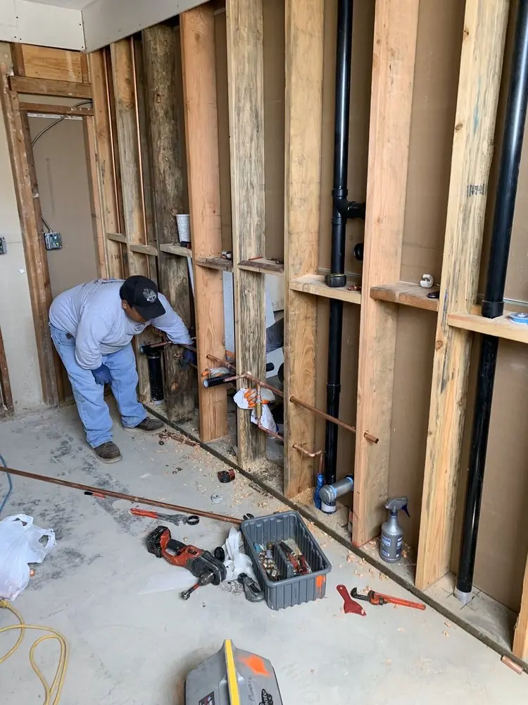 Commercial rough-in plumbing for Gas Line Repair in Poulsbo